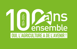 ca landes 100 ans bloc logo